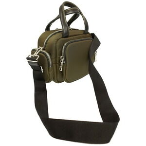 Prada Cargo Handle Tessuto Bag Green Pocket Nylon Top